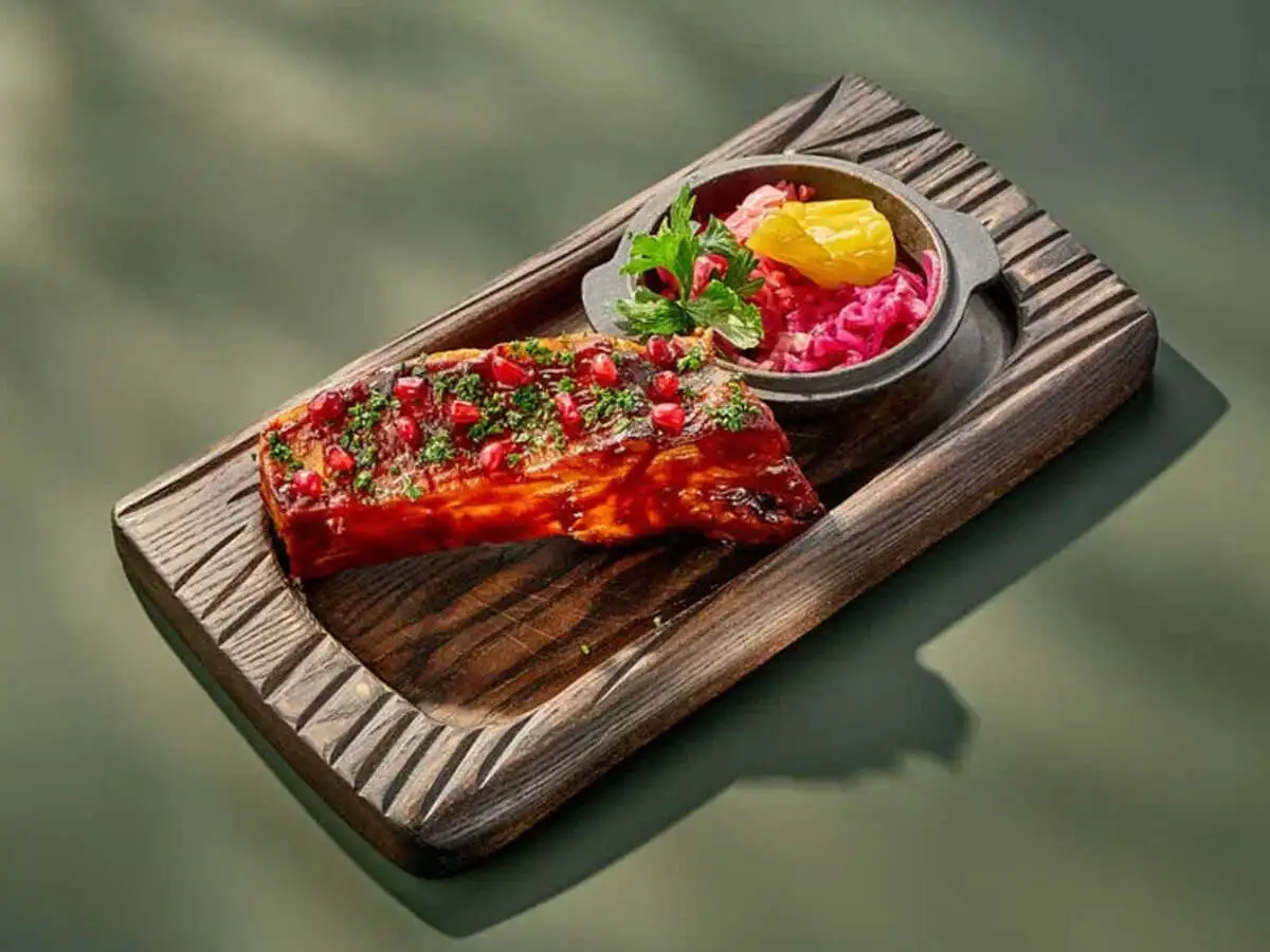 Цхаре некнеби с соленьями