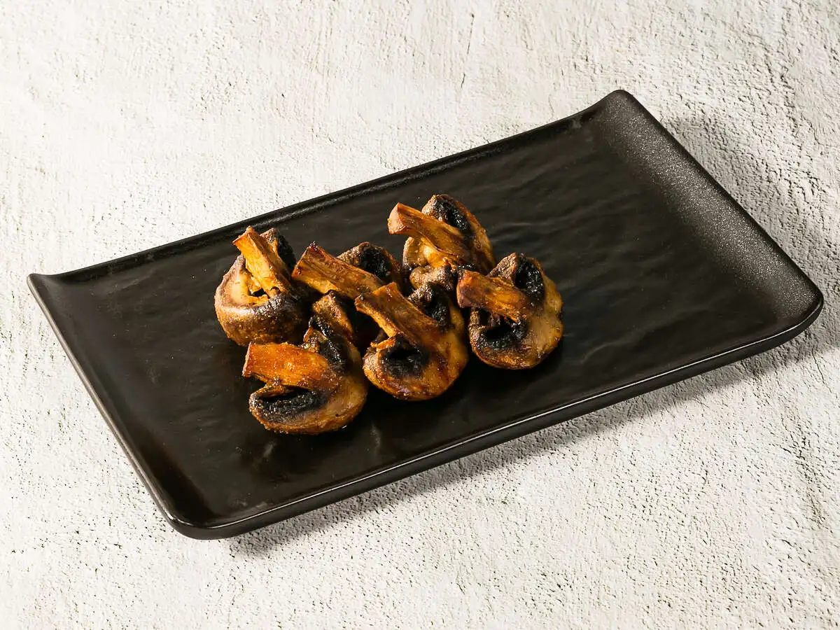 Шампиньоны на гриле