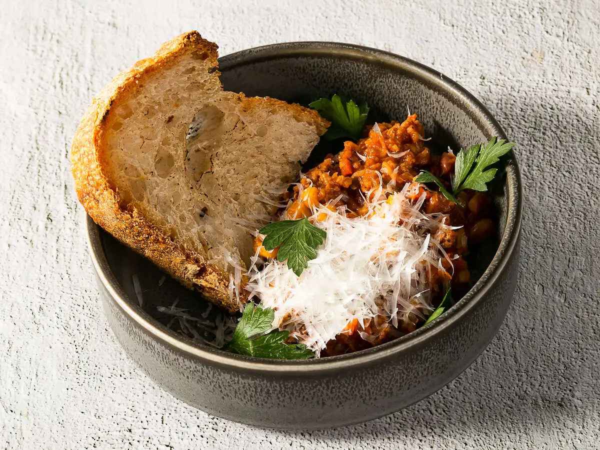 Тартар из мраморной говядины