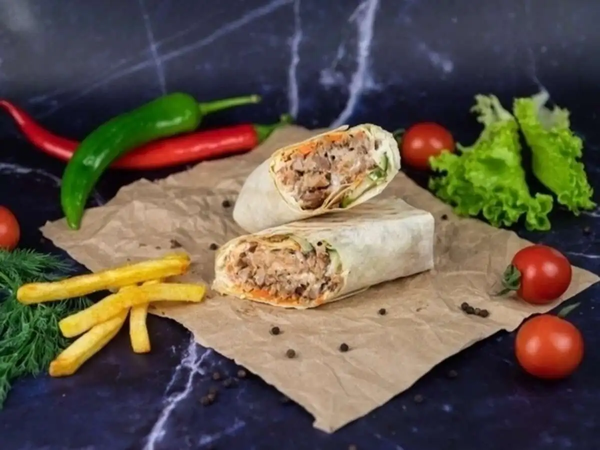 Шаурма маленькая свиная 