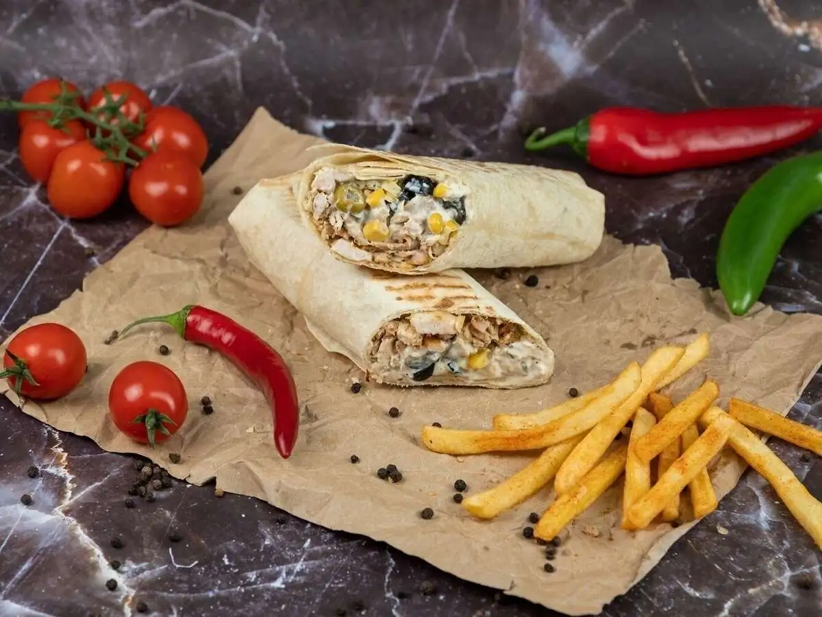 Фахитос в лаваше куриный