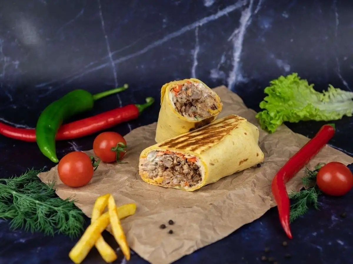 Шаурма по Мексикански (острая) с говядиной