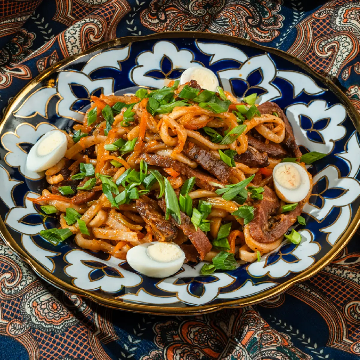 Жареный лагман 