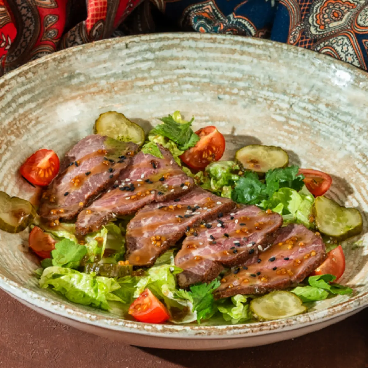 Салат с говядиной  Пойтах