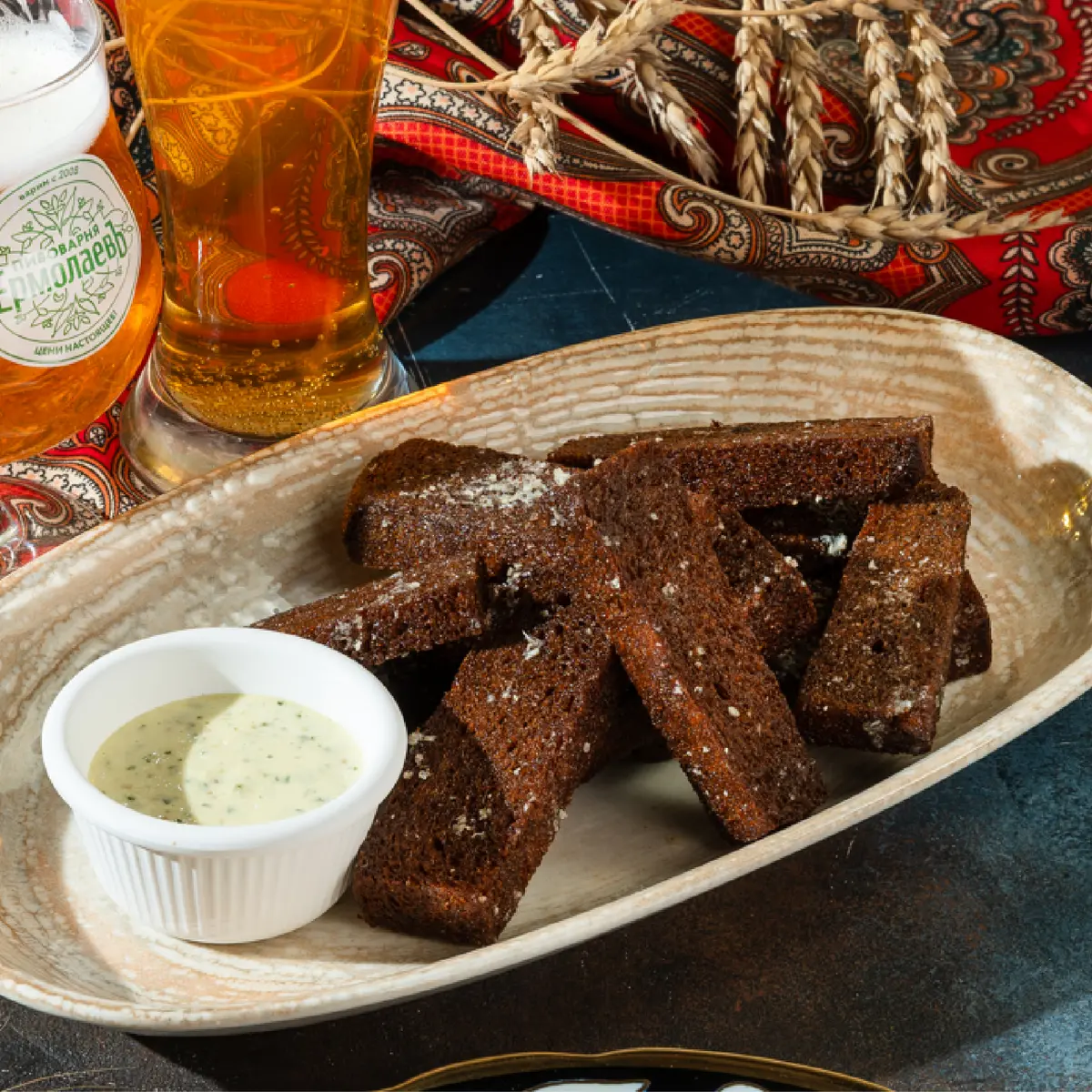 Чесночные гренки