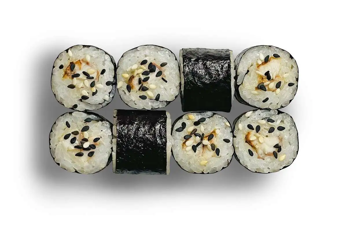 Маки с угрем