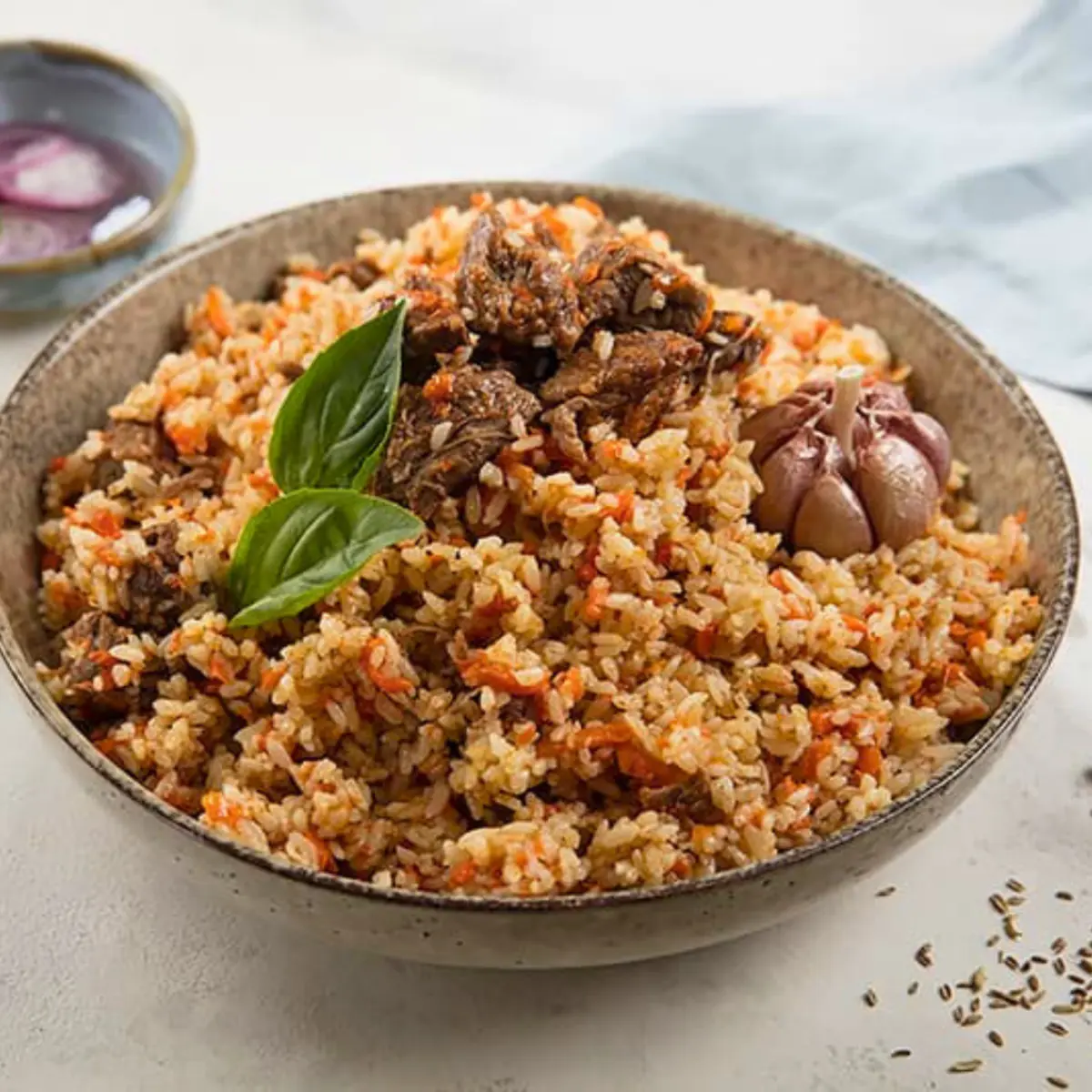 Плов с говядиной 