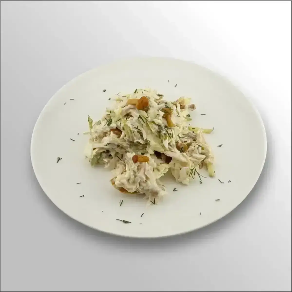 Салат с копченой курицей 150 гр