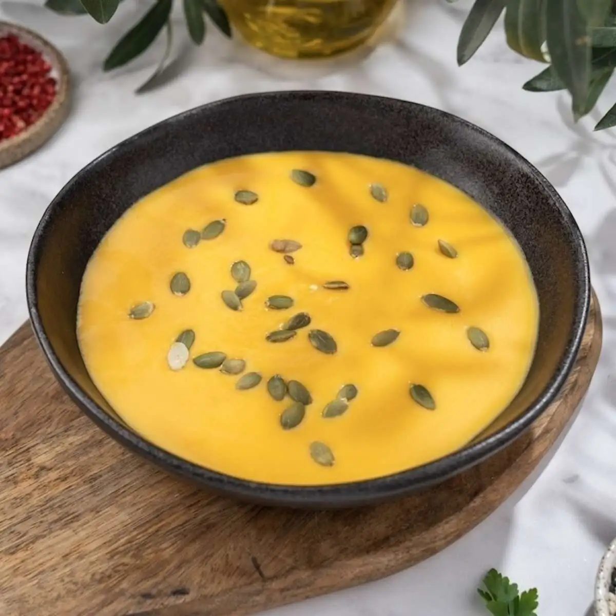 Суп-пюре из тыквы  