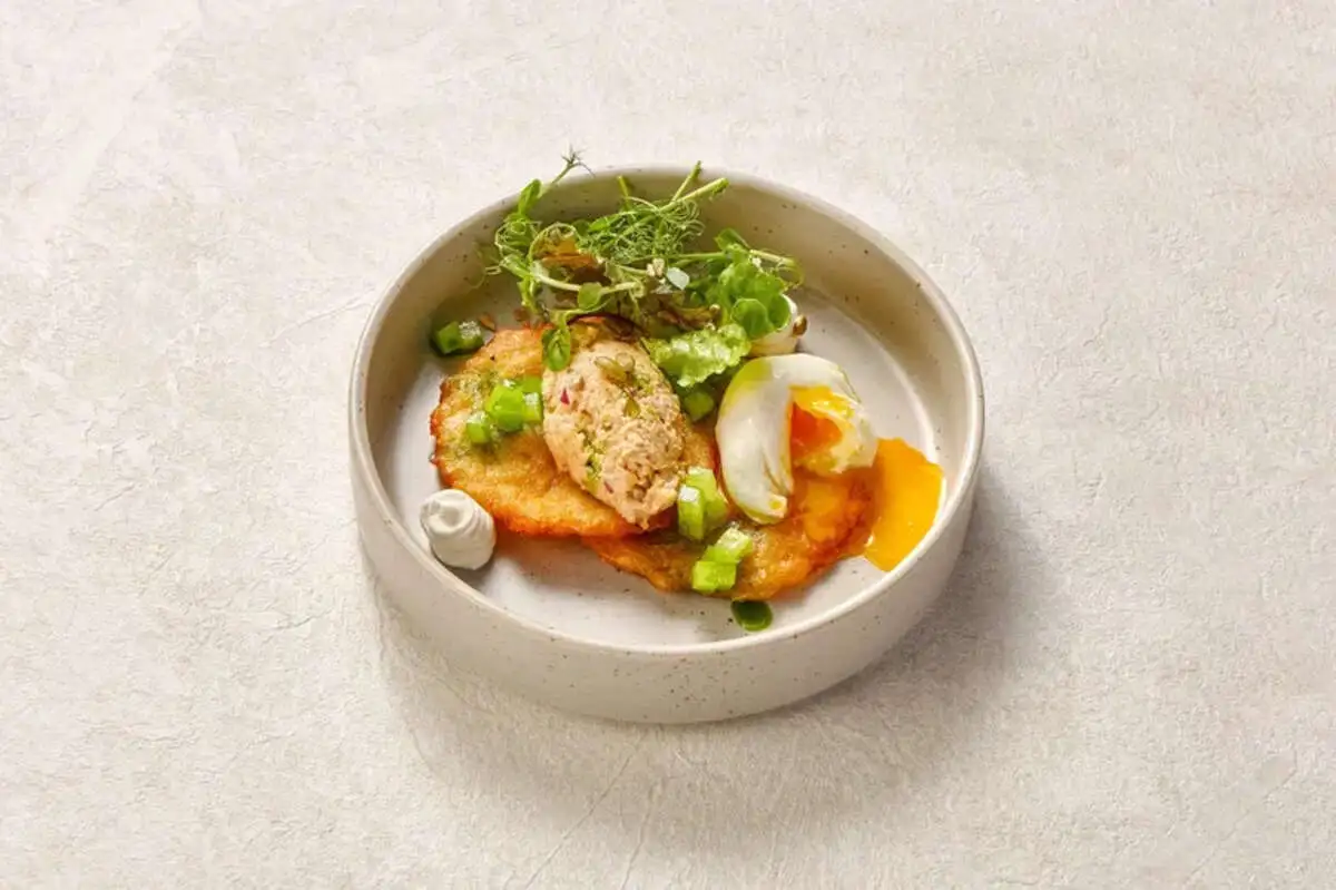 Драник с риетом из тунца