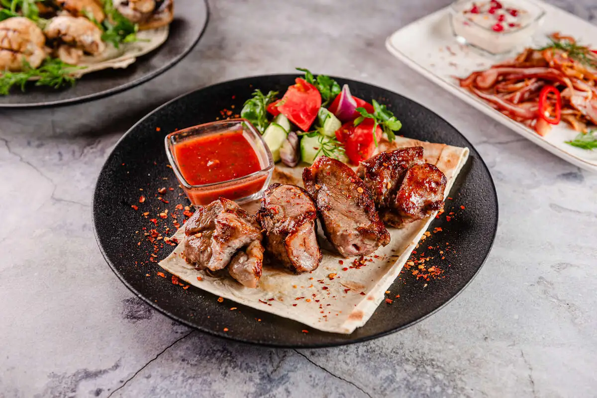 Шашлык из свиной шеи