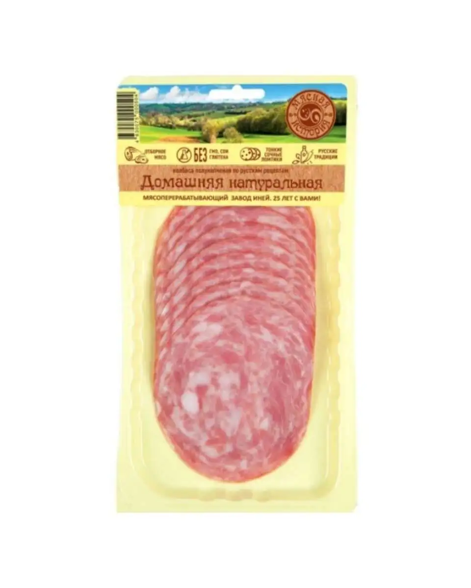 Колбаса Домашняя п/к 130г Нарезка Иней