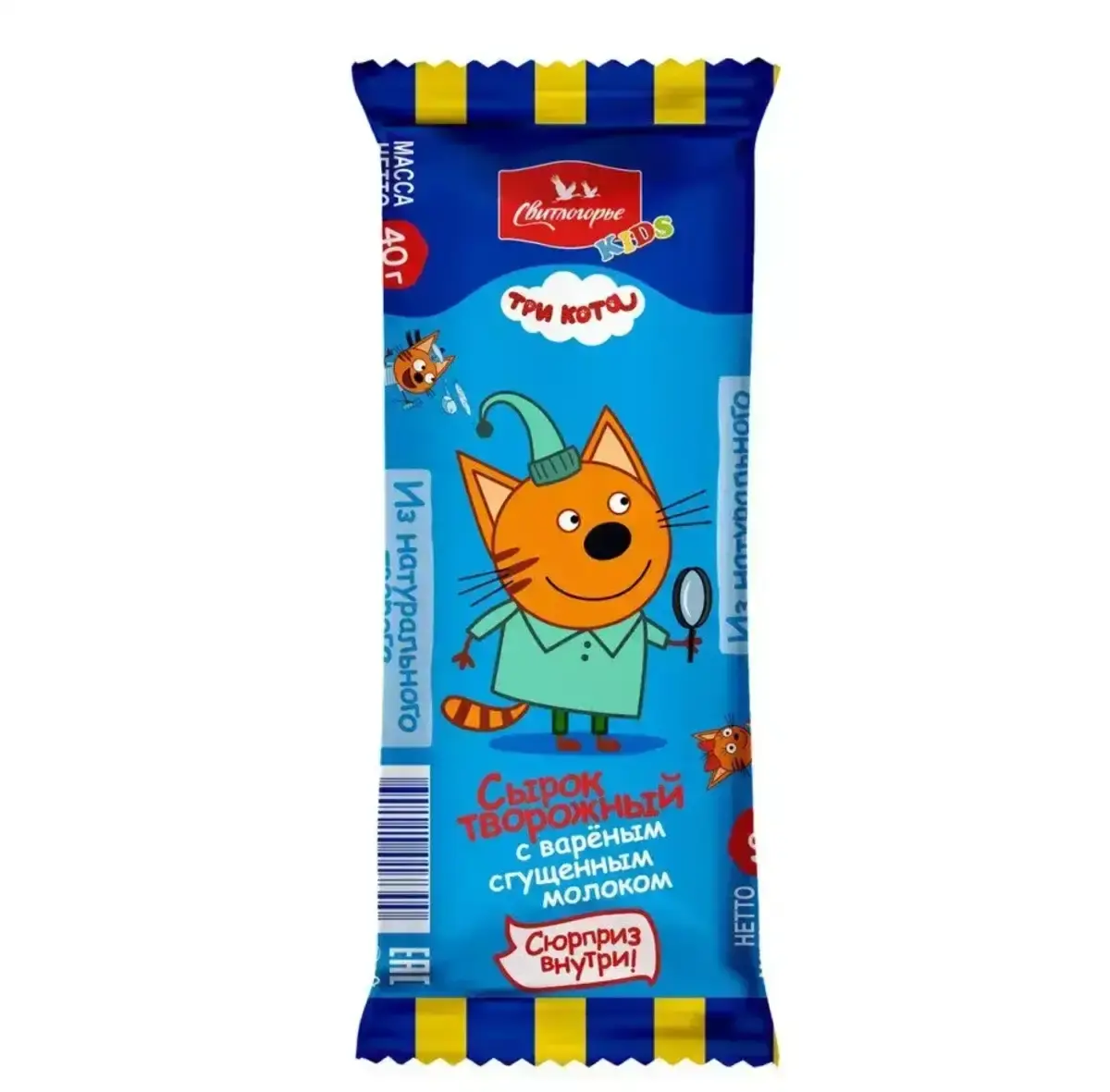 Сырок Творожный Три Кота Вареная Сгущенка 40г