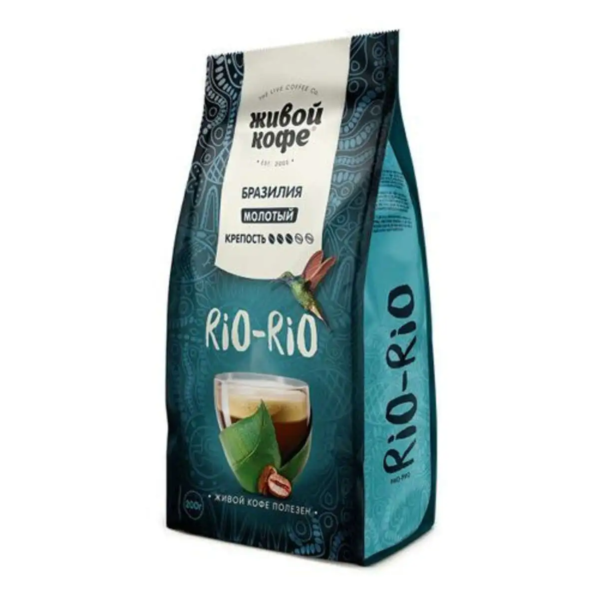 Кофе Рио Молоты Жареный Бразилия 200г