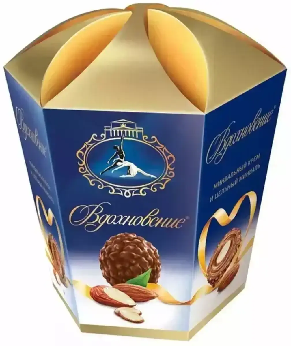 Конфеты Вдохновение Крем/Миндаль 150г(м)
