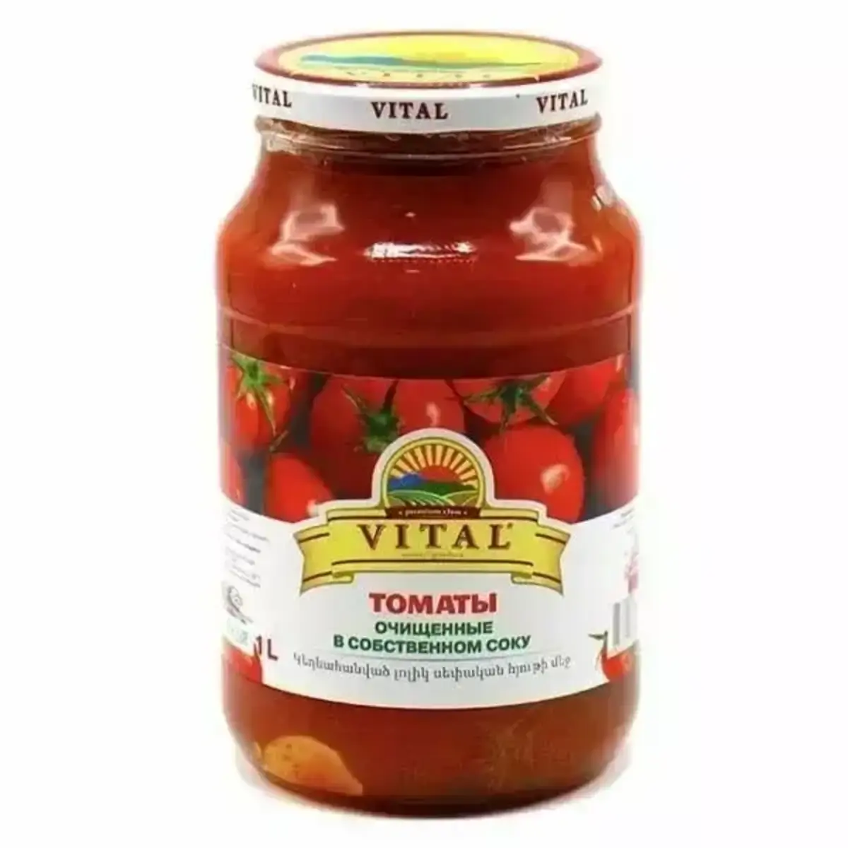Томаты в собственном соку ВИТАЛ 1кг(м)