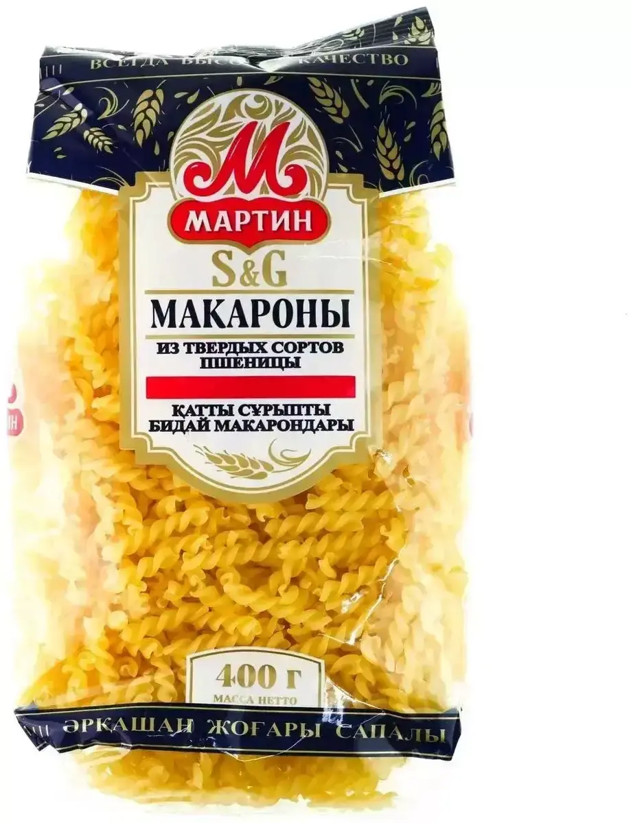 Макароны Мартин Спираль №1 400г(м)