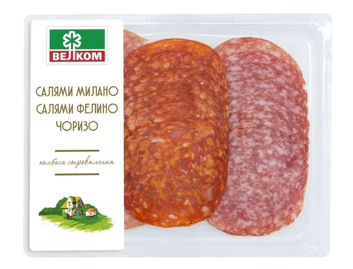 Колбаса С/К Велком Ассорти 90г(м)