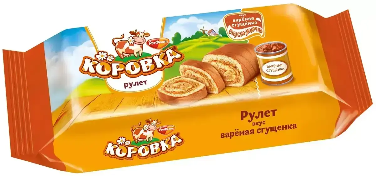 Рулет Коровка Вареная Сгущенка 200г(м)