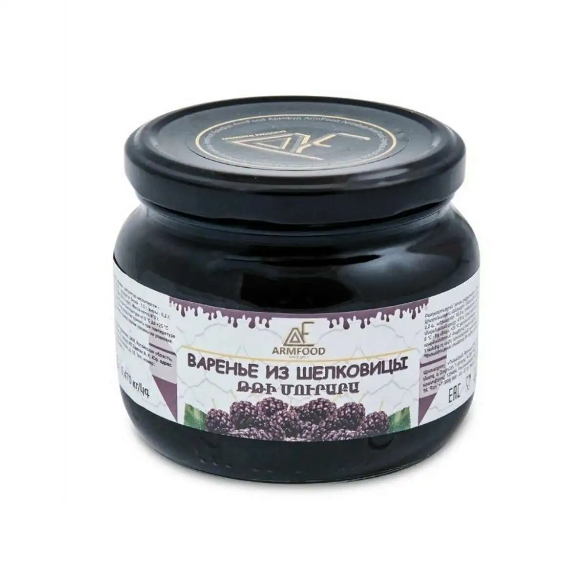 Варенье Из Черной Шелковицы Армфуд 470гр