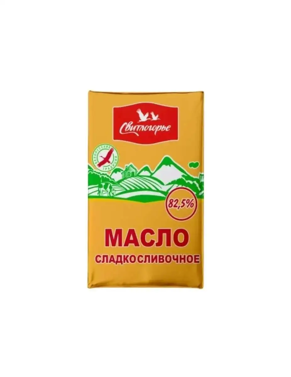 Масло Сладкосливочное Свитлогорье 82,5% 180г(м)