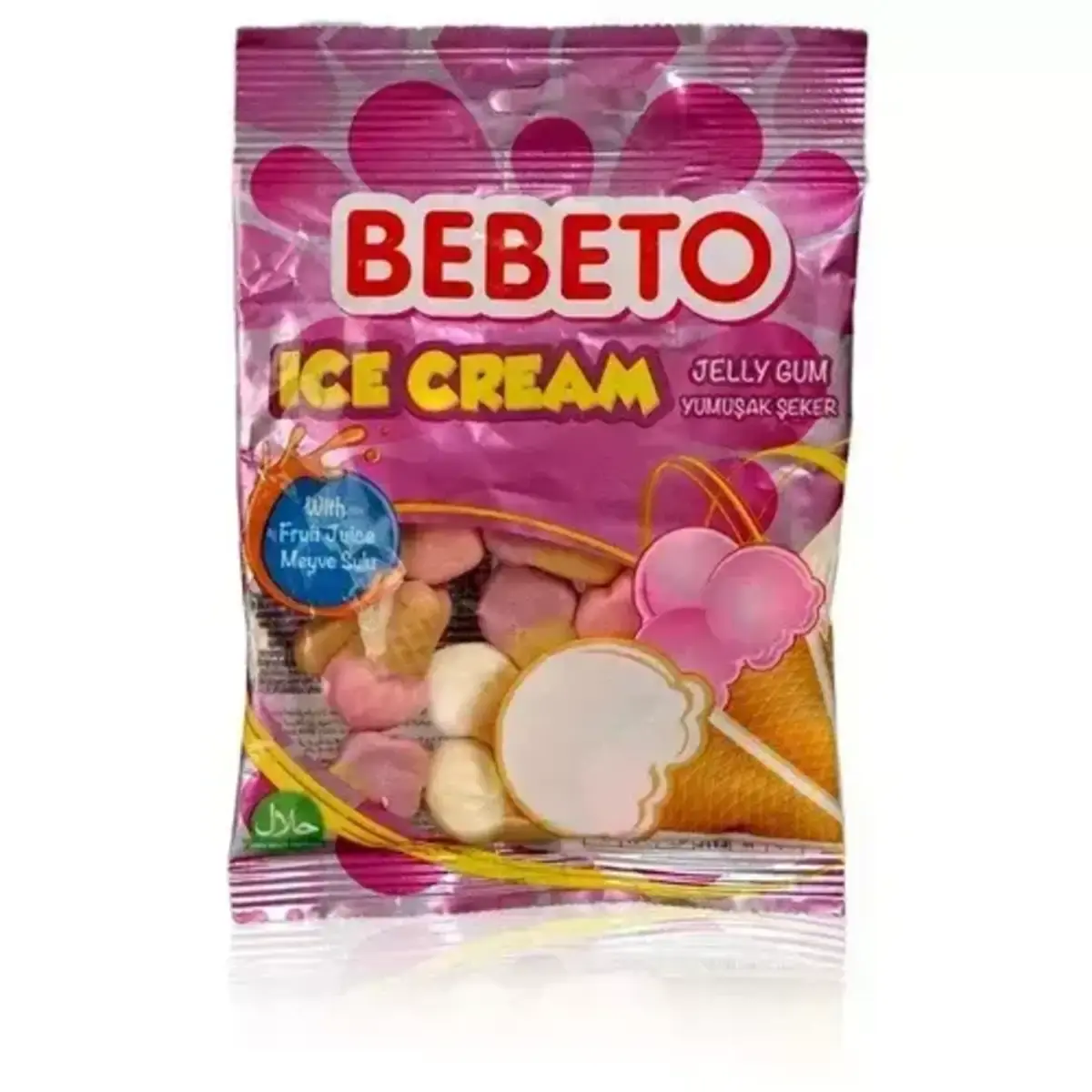 Мармелад БЕБЕТО ЖЕВАТЕЛЬНЫЙ АЙС КРЕМ 70Г(м)