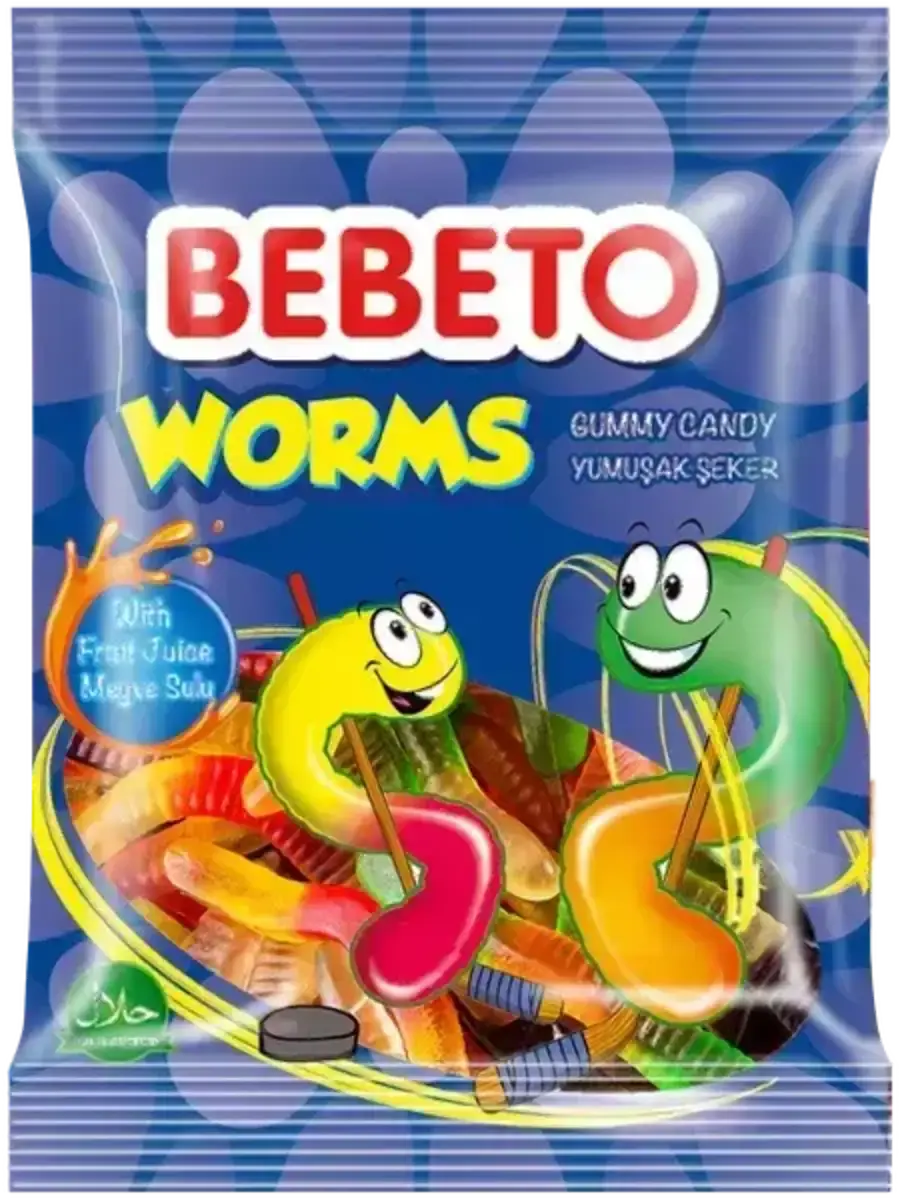 Мармелад Bebeto Oily warms 70гр.(м)