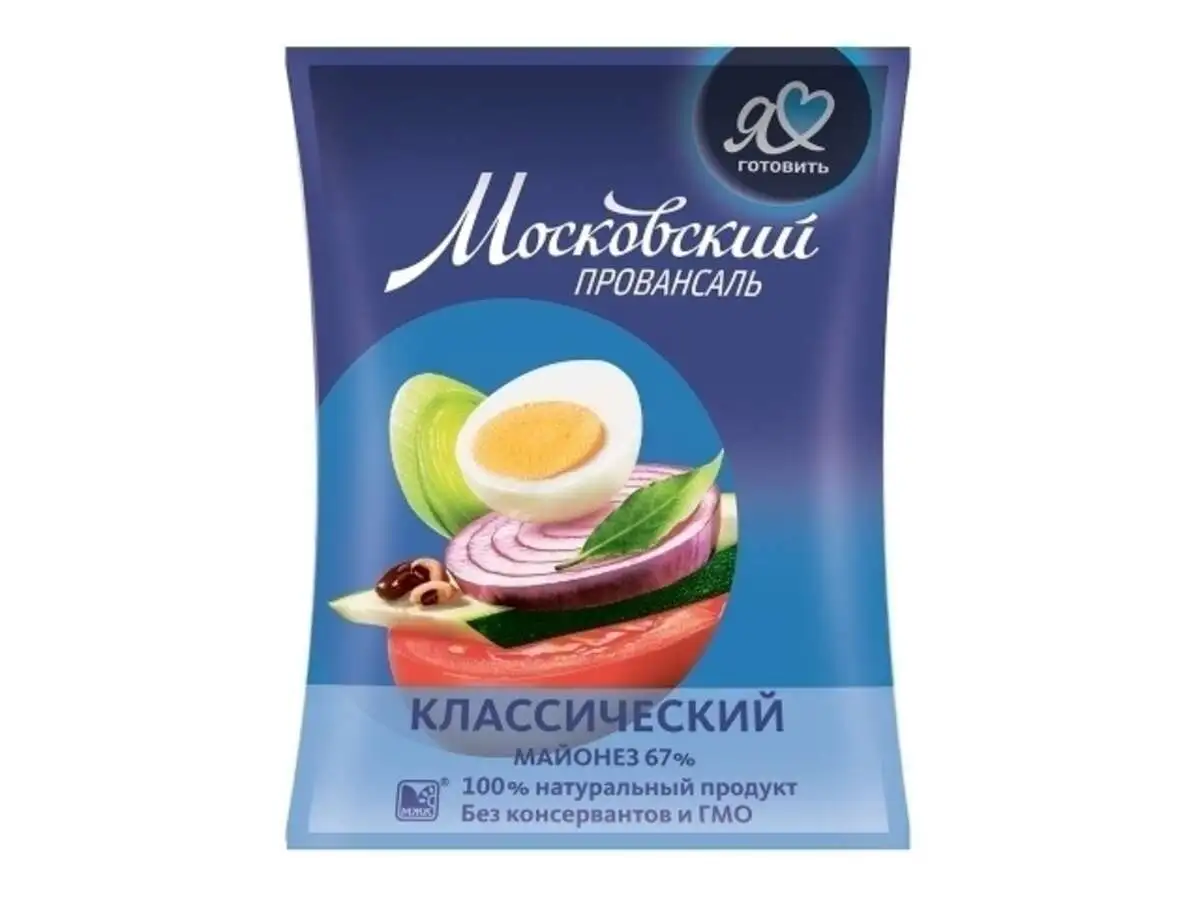 Майонез Московский Провансаль Классический 67% 100г(м)