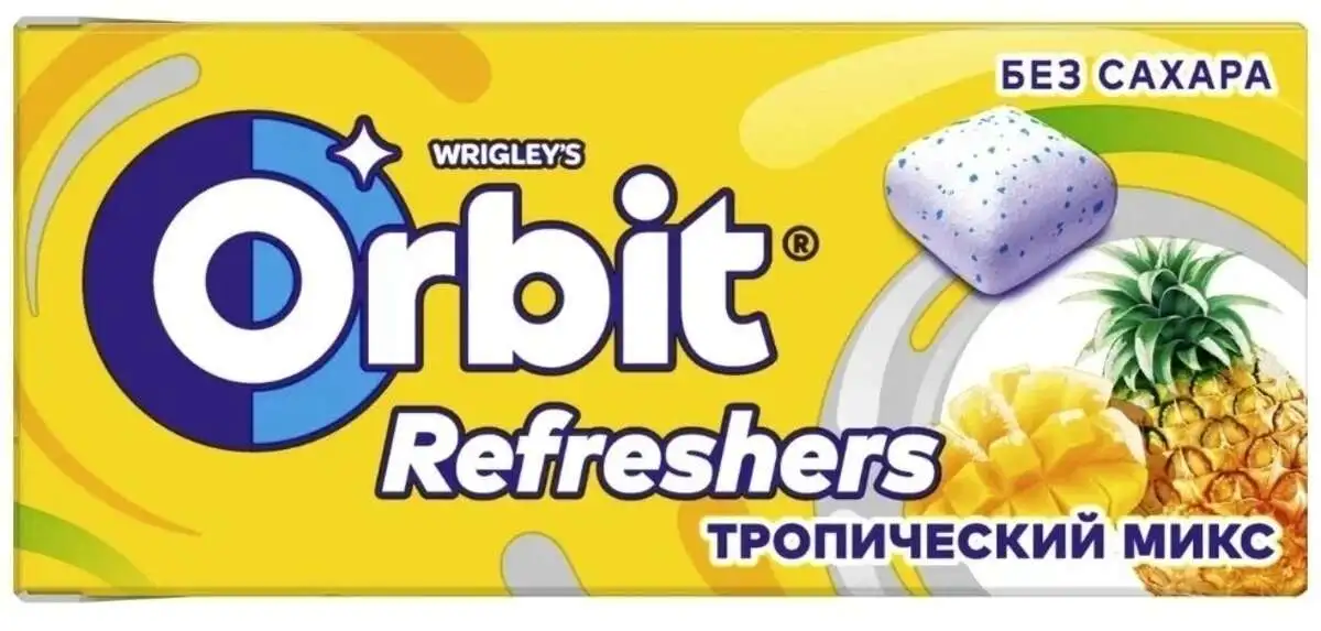 Жеват.Резинка Орбит Тропический Фрукт16г(м)