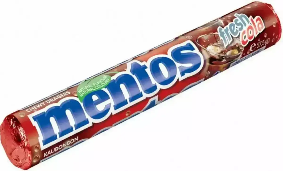 Драже Ментос Кола 37г(м)