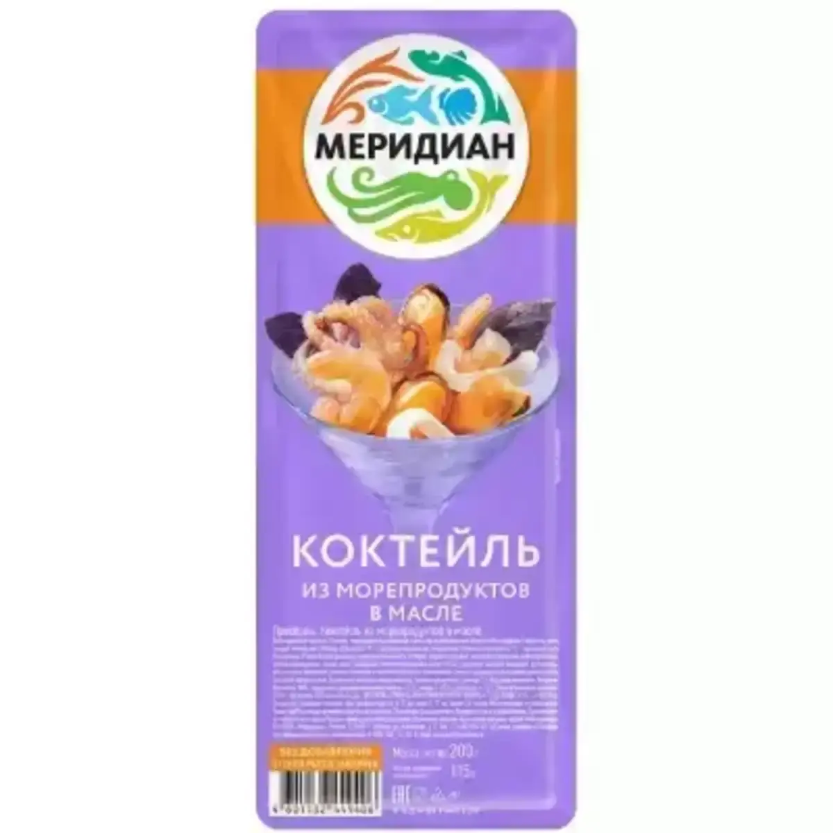 Меридиан Коктейль из Морепродуктов в/м 200г(м)