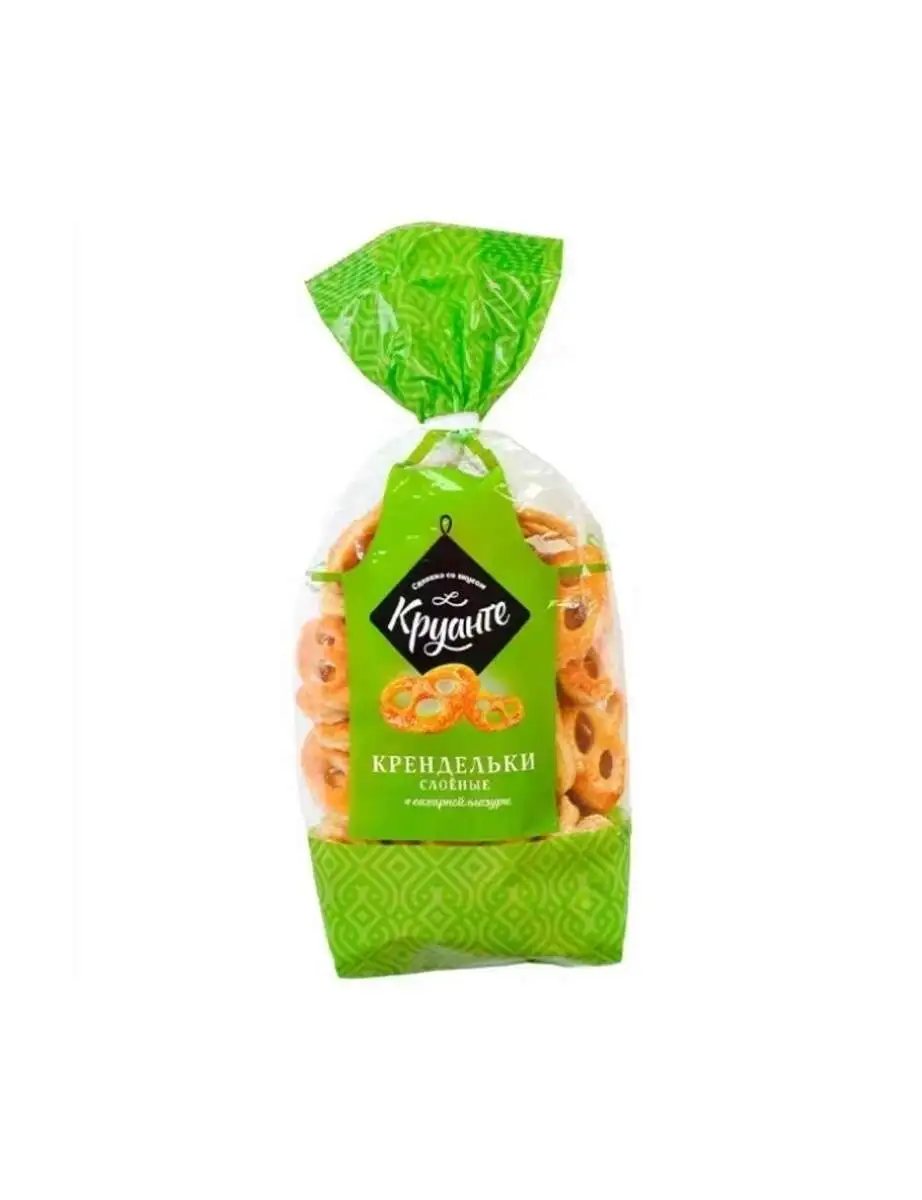 Крендельки  Слоеные в Сахарной глазури 350гр