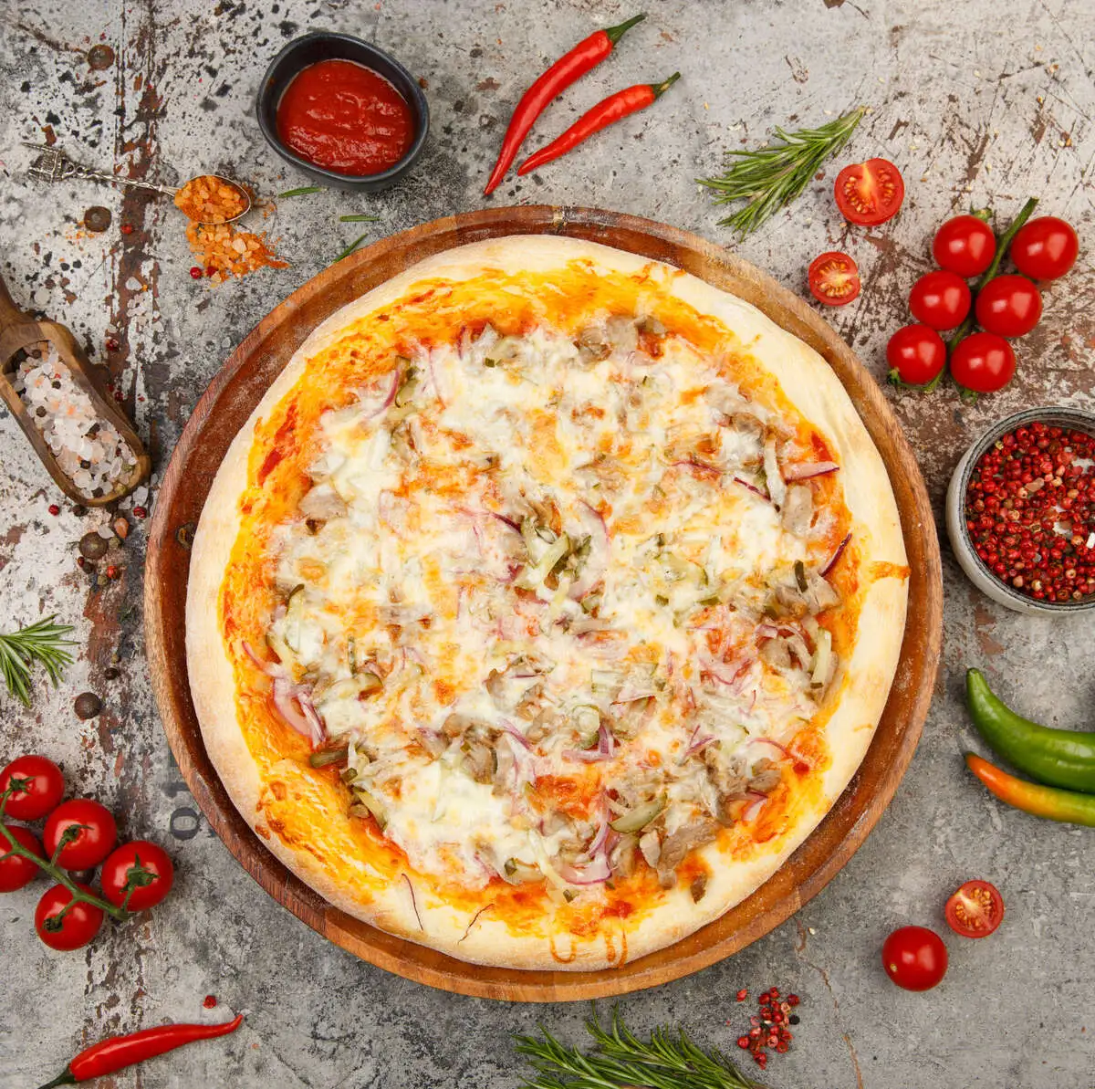 Мясная пицца