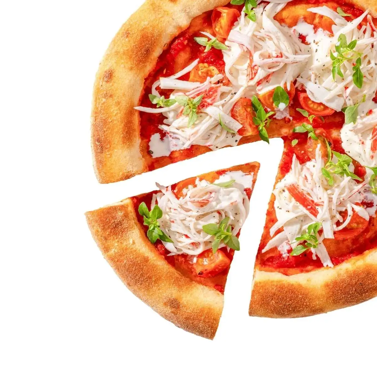 Крабовая со страчателлой круглая