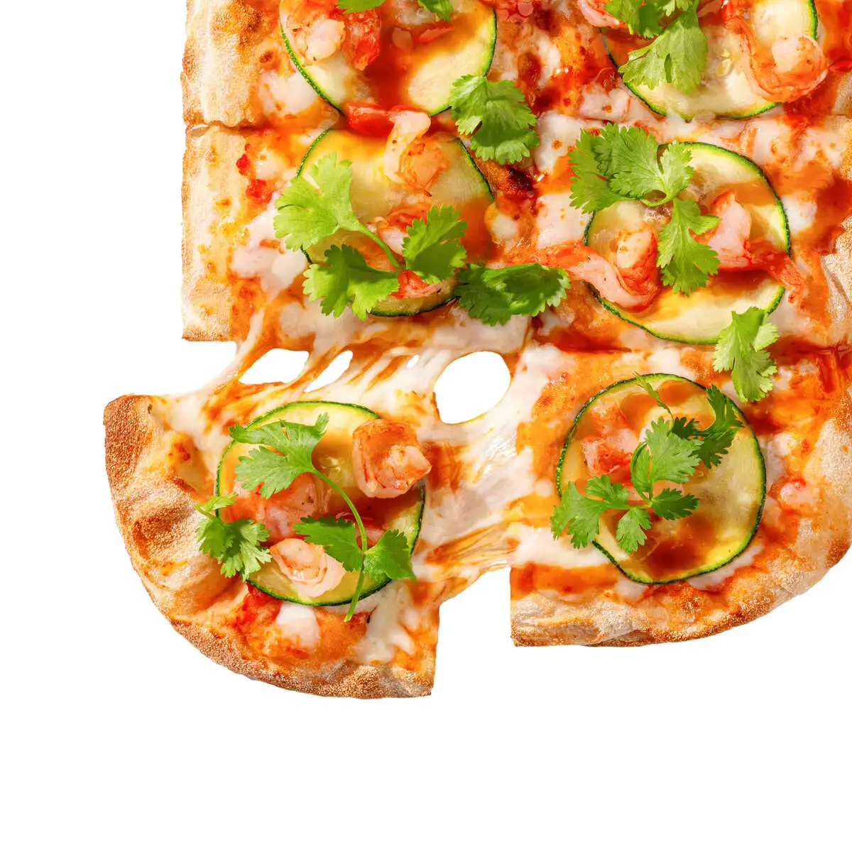 С креветками и цукини