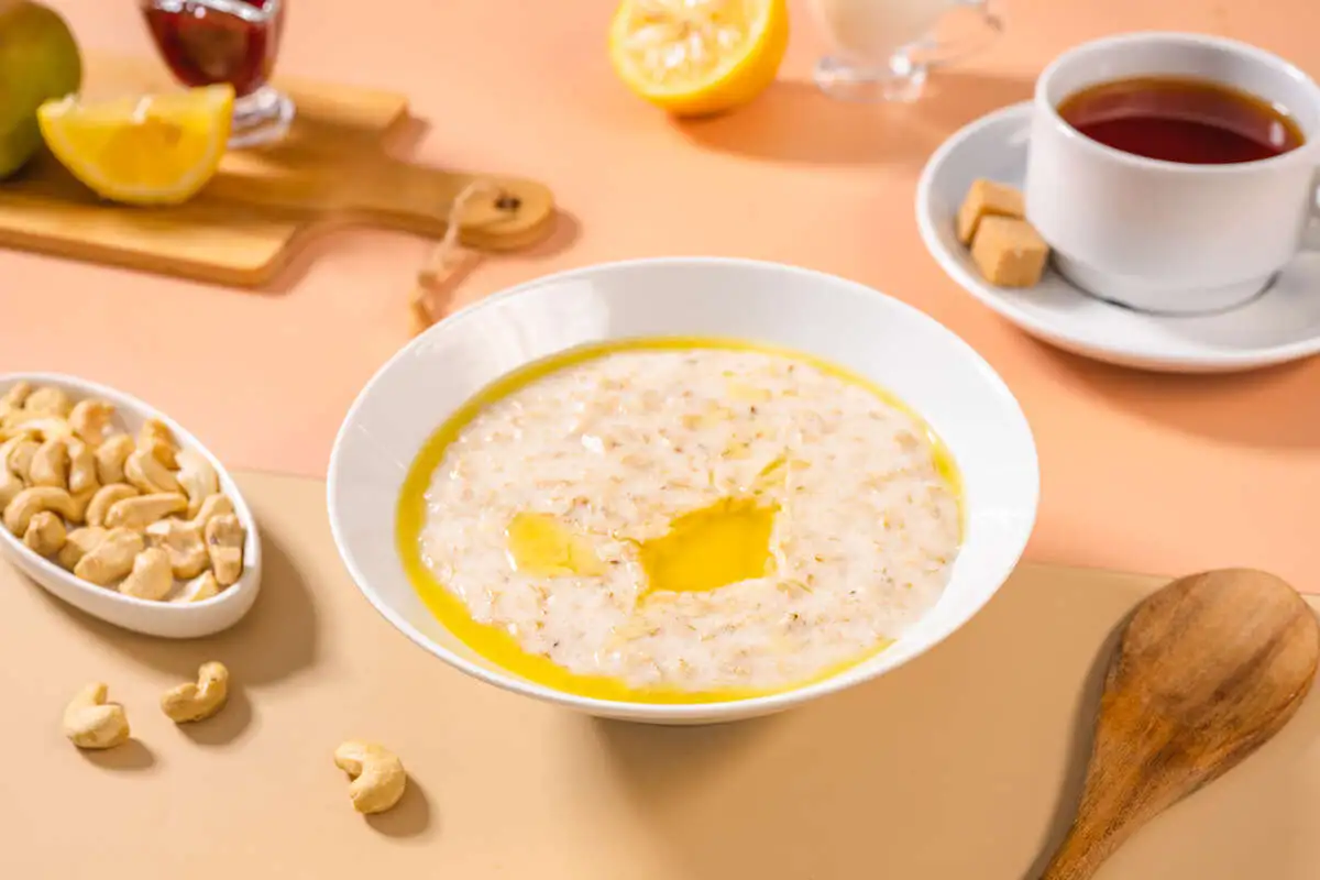 Каша овсяная на молоке