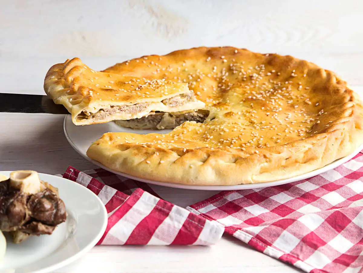 Пирог с бараниной