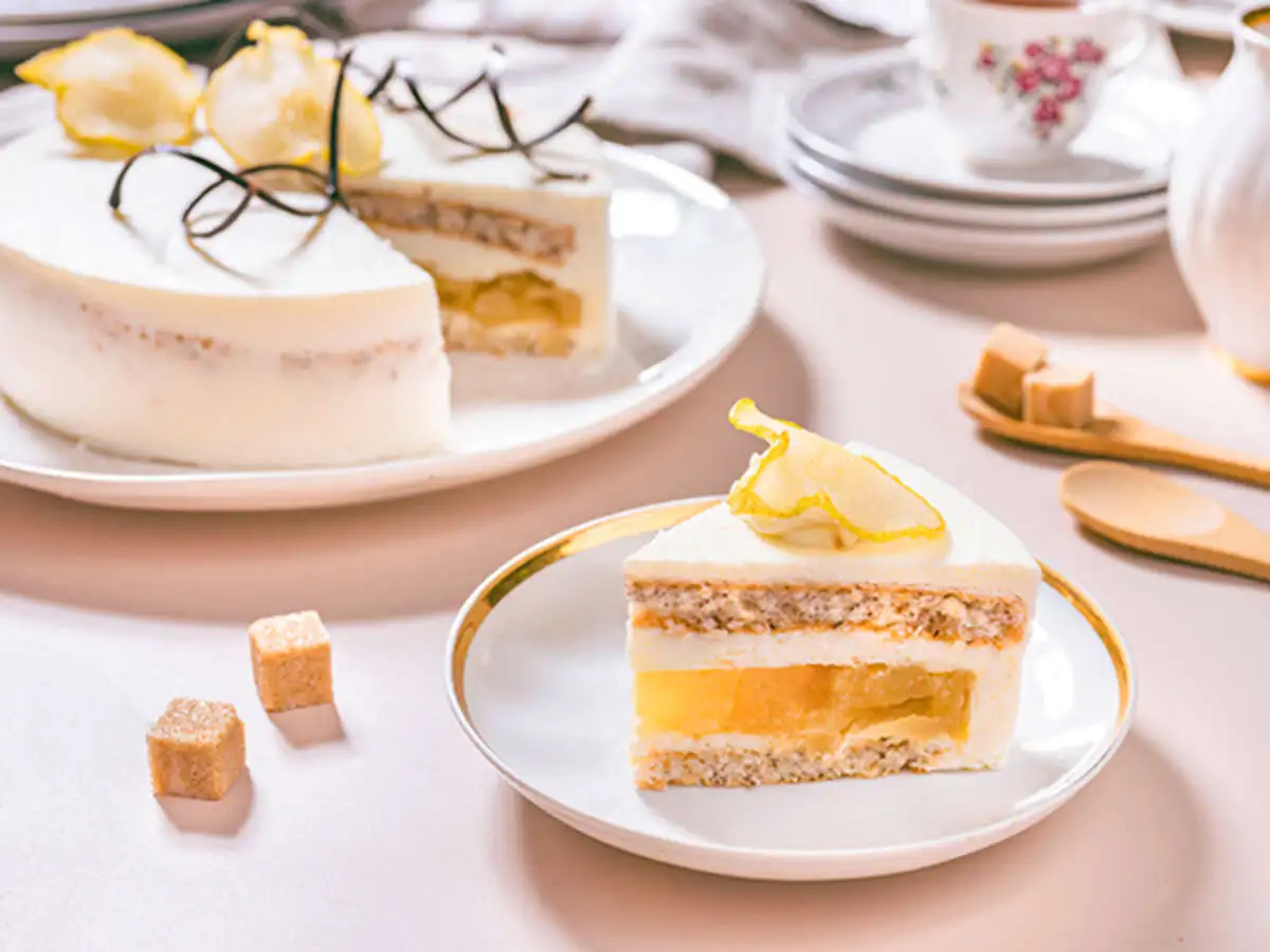 Торт Творожный с грушей