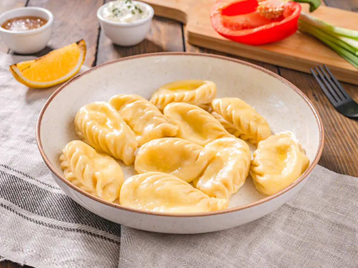 Вареники с творогом сладкие замороженные, весовые