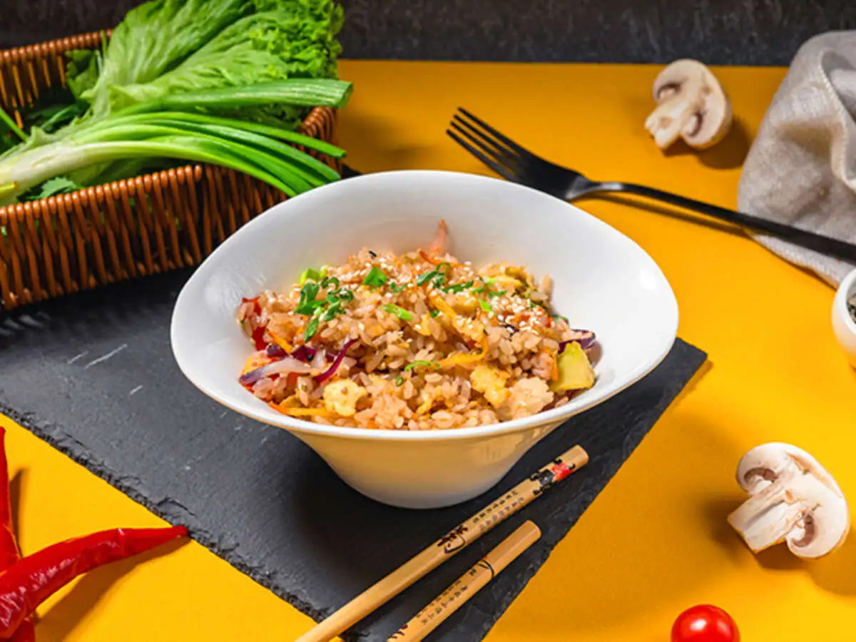 Тяхан с овощами