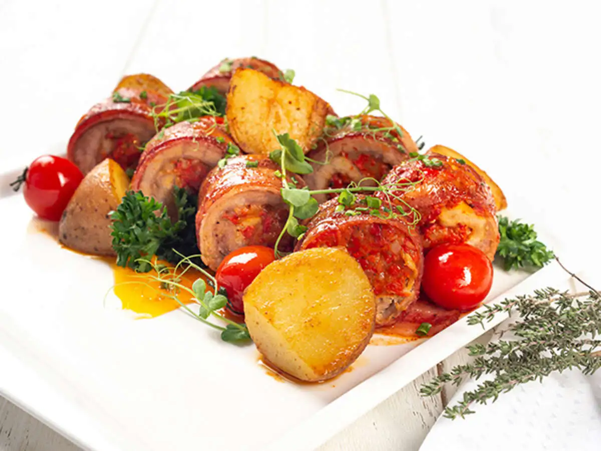 Буженина в беконе