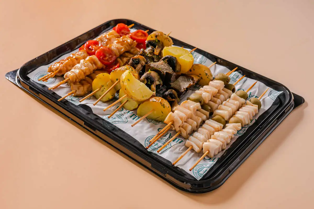 Фуршет-бокс из шашлычков № 35