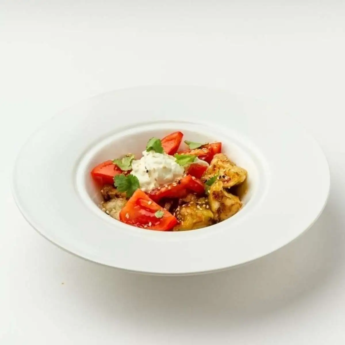 Салат с теплыми баклажанами в сладком чили, 330 г