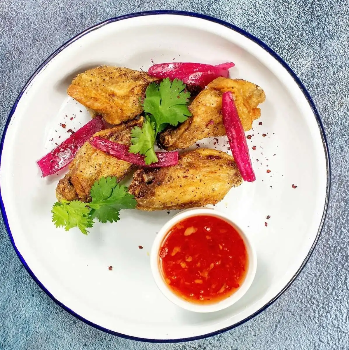 Острые куриные крылья "Фри" 6шт.