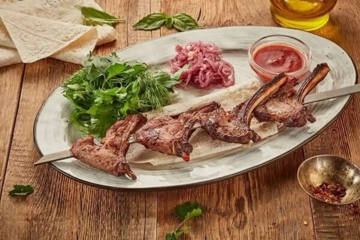 Шашлык из каре ягненка