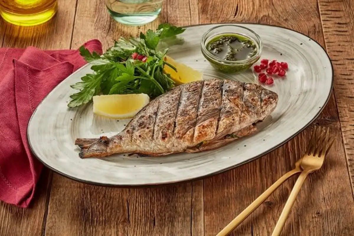 Дорадо на гриле