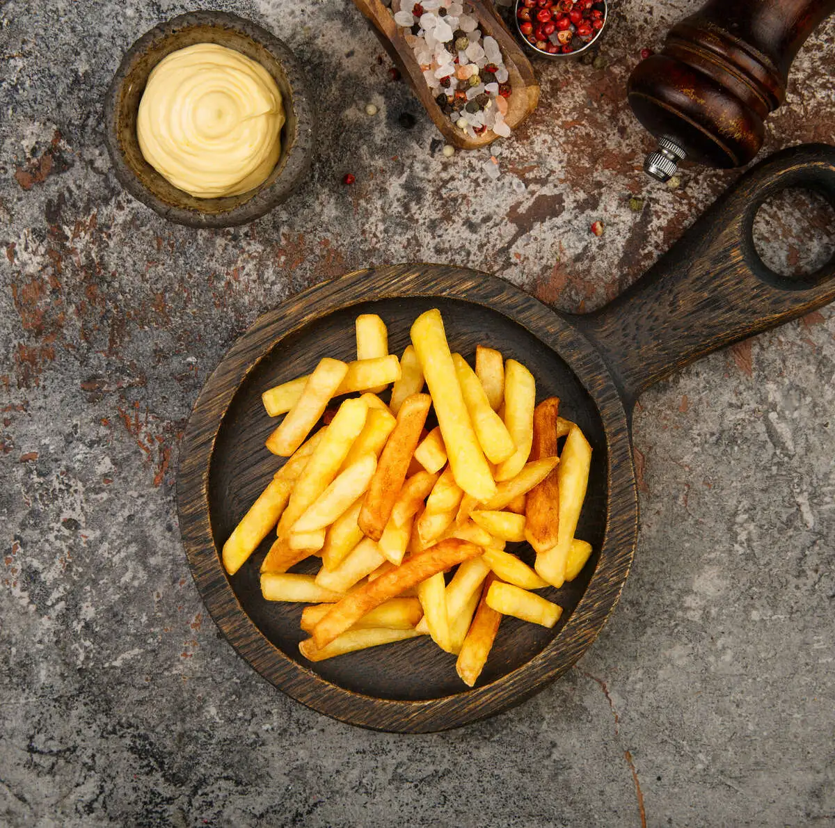 Картофель фри +соус