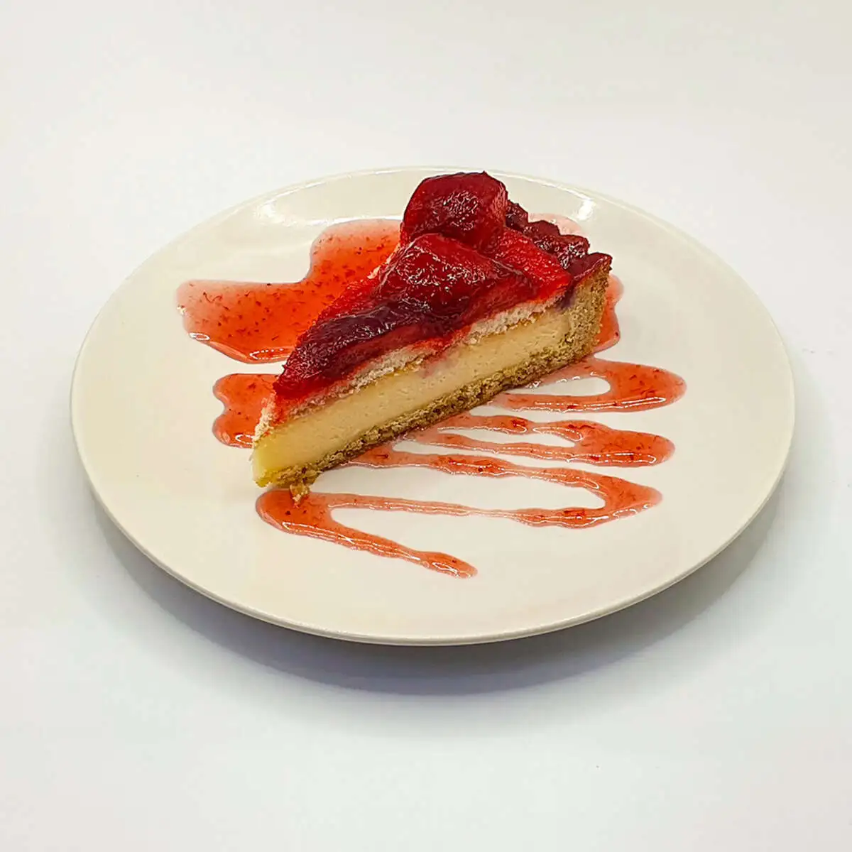 Чизкейк с клубникой