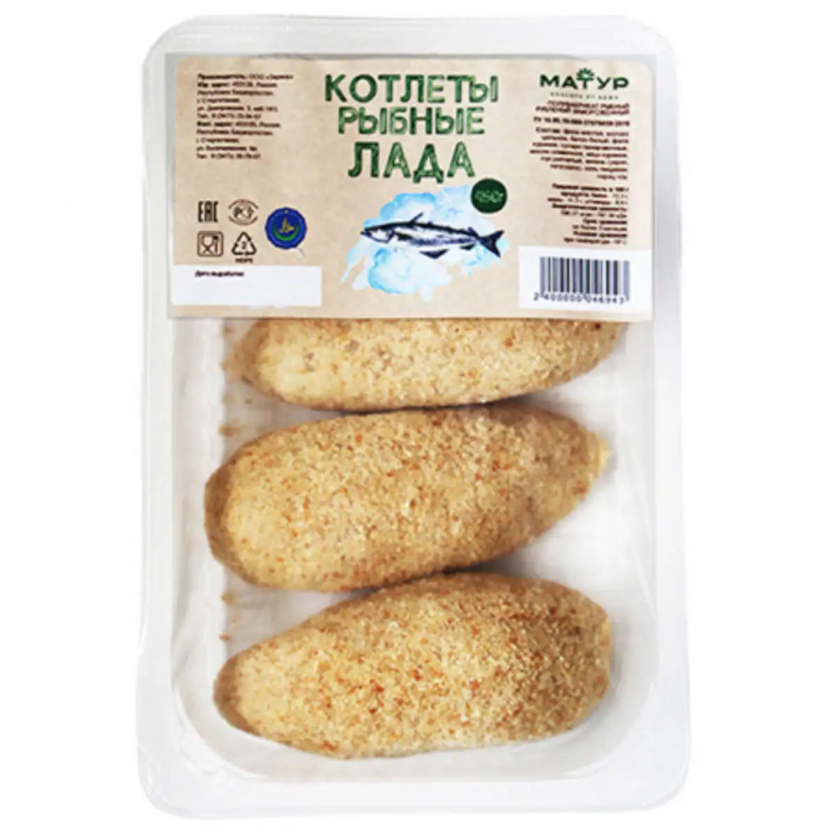 Котлеты рыбные Лада "Матур"