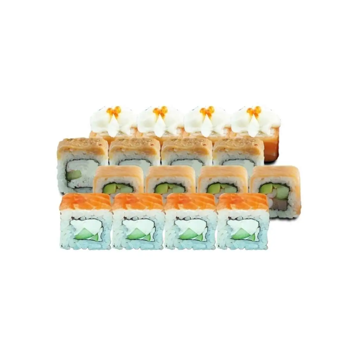 Сет с лососем 1/2